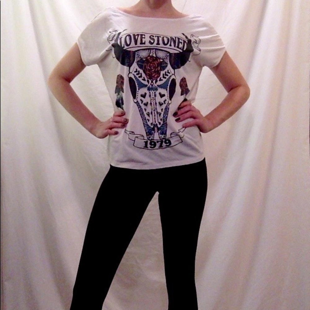 Forever 21 graphic blouse